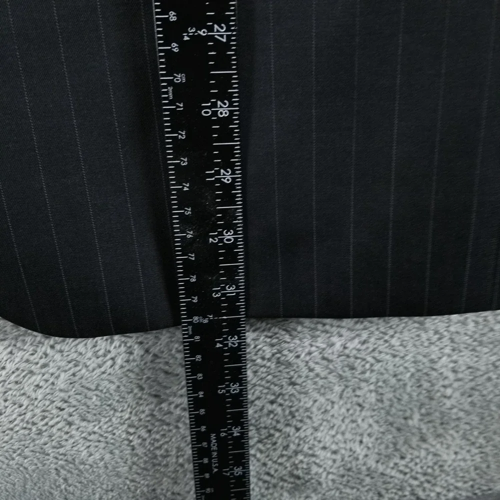 Hugo Boss Blazer Mens 42R Gray Pinstripe Super 120‎ Wool Pasolini Movie
